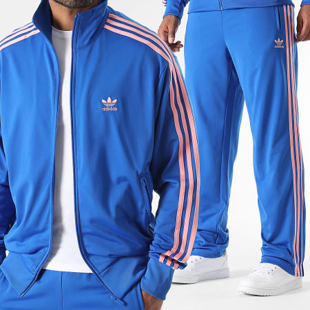 Adidas Originals - Firebird Track Suit JZ4099 JZ4094 Bleu Roi Rose